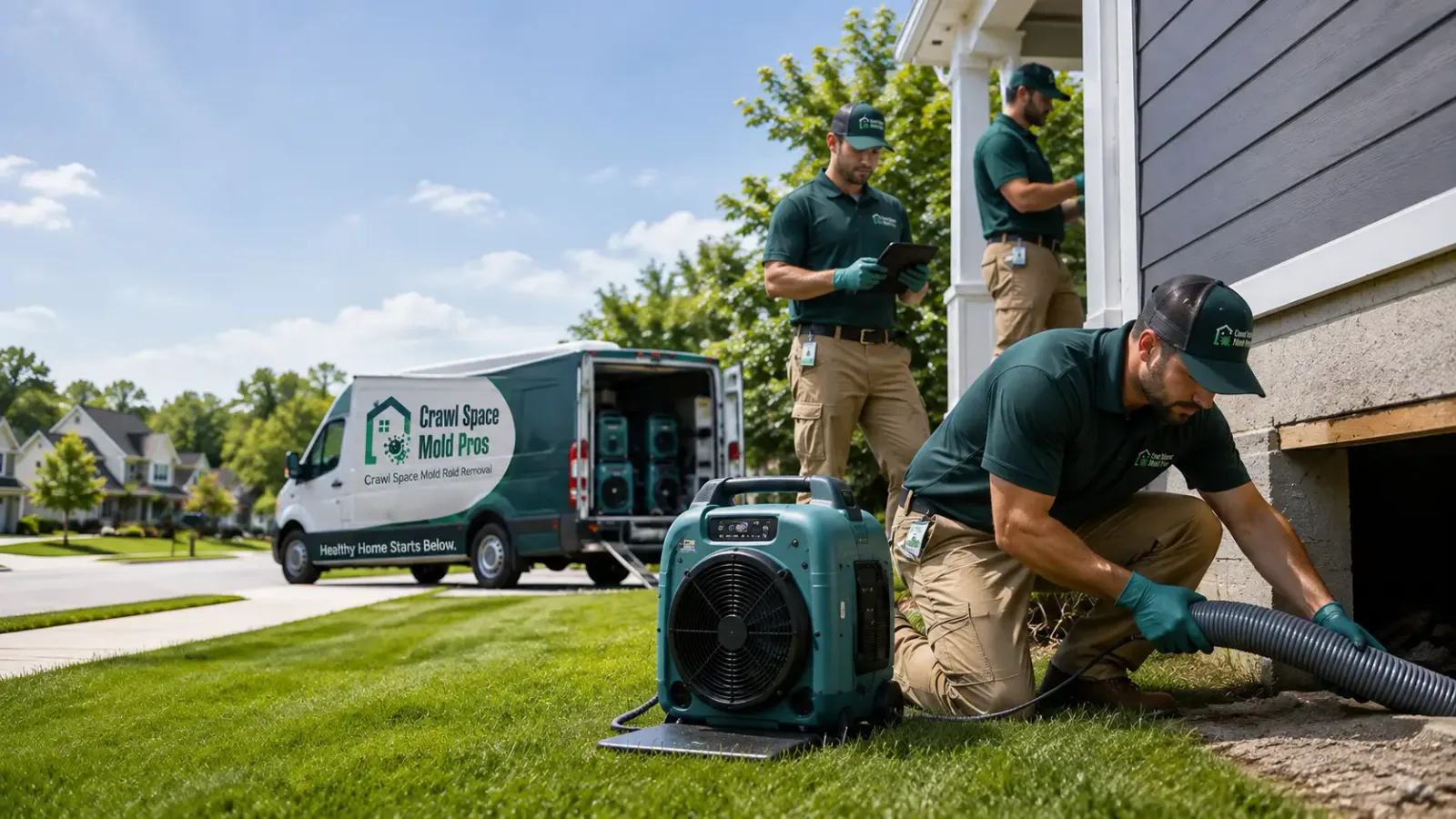 Crawl Space Mold Removal in North Wales, PA